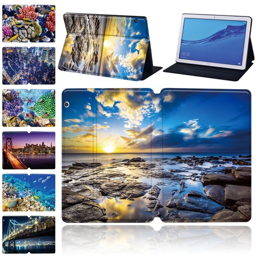 Scenery leather tablet - pu,