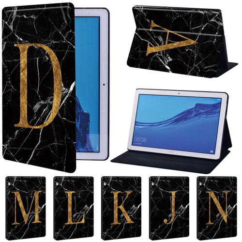 Initials leather tablet - initials,