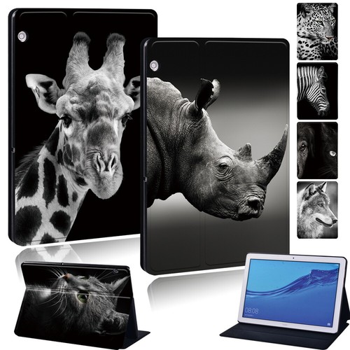 Animal leather stand tablet - leather,