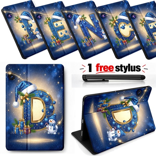 Xmas letters leather tablet - leather,