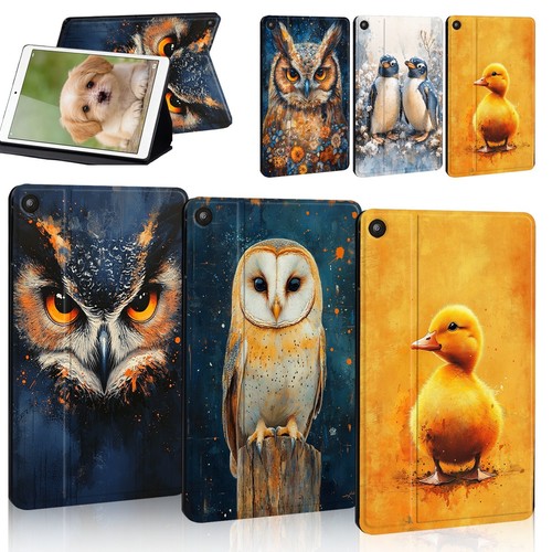 Watercolour bird art - art, leather